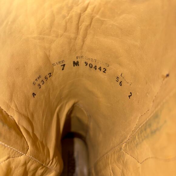 Corral Brown Leather Turquoise Glitter Inlay & Stitching Boots Snip Toe A3352 7M - Picture 15 of 16